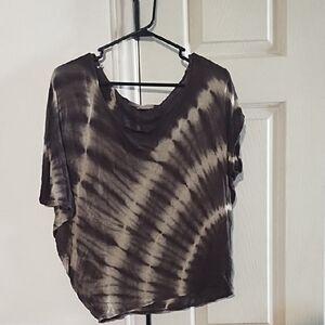 Love 21 Tie-Dye Women's Top - Brown  and Cream